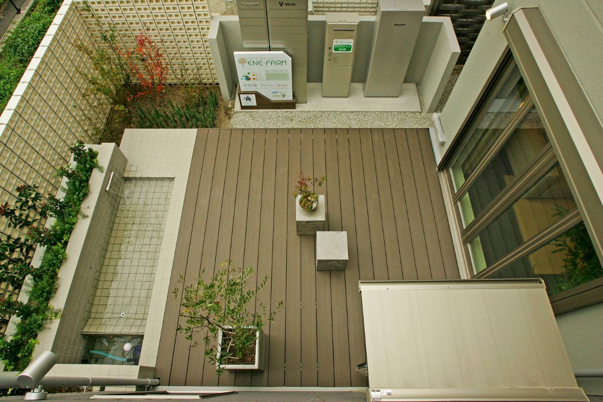 日進梅森展示場_中庭