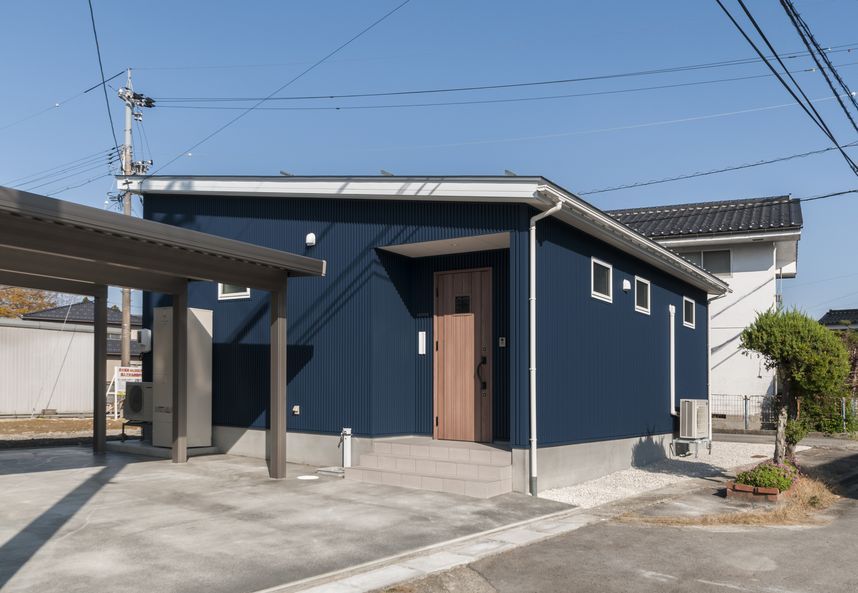 「お一人様用」の平屋_外観