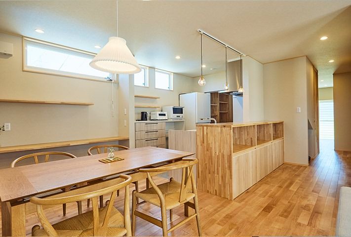 平屋のように暮らす_ダイニング