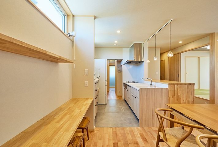 平屋のように暮らす_キッチン