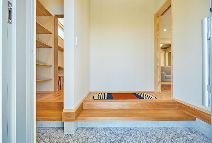 平屋のように暮らす_玄関
