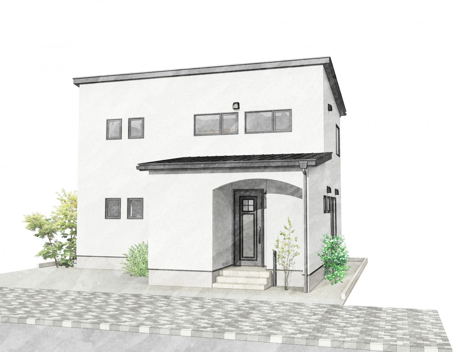 江南区五月町モデルハウス_外観