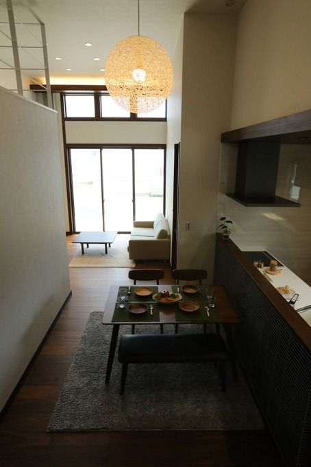 福井市若杉モデルハウス_ダイニング