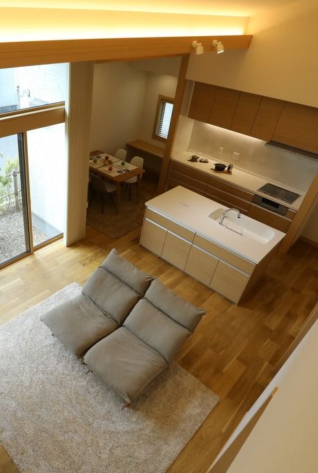 福井市松本モデルハウス_リビング