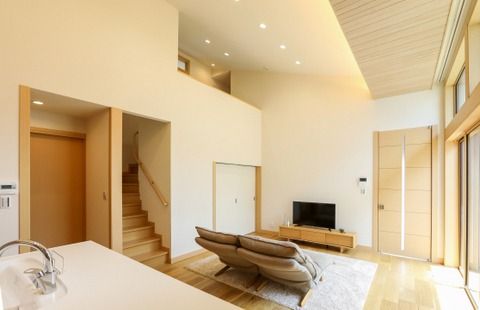 福井市松本モデルハウス_リビング