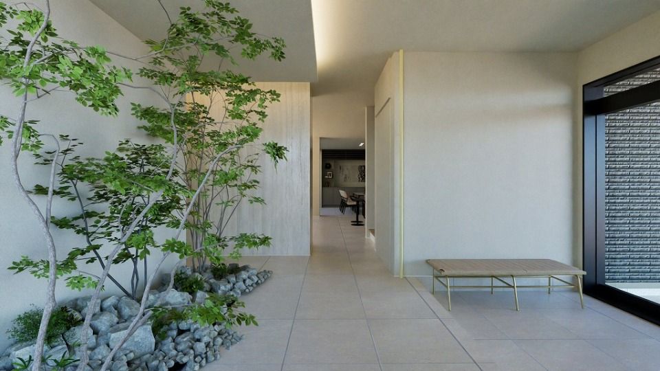 イズ梅森Ⅰ展示場_玄関