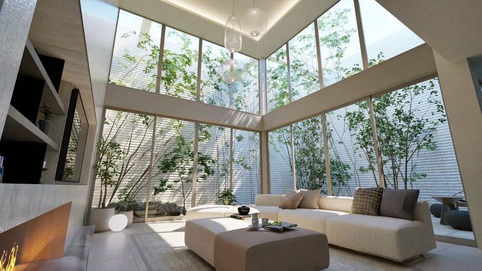 イズ梅森Ⅰ展示場_リビング