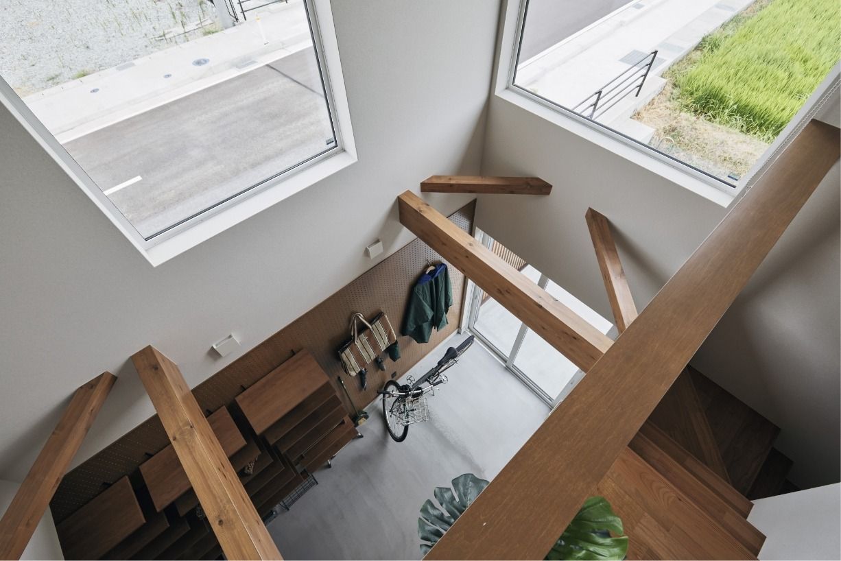 白山柴木展示場_吹き抜け