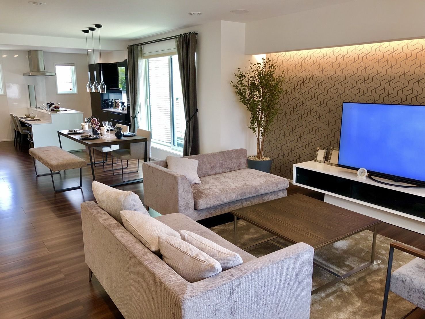 豊橋神野展示場_リビング