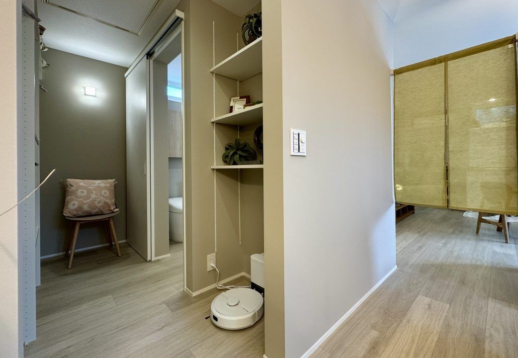 シングルライフを楽しむ平屋_収納