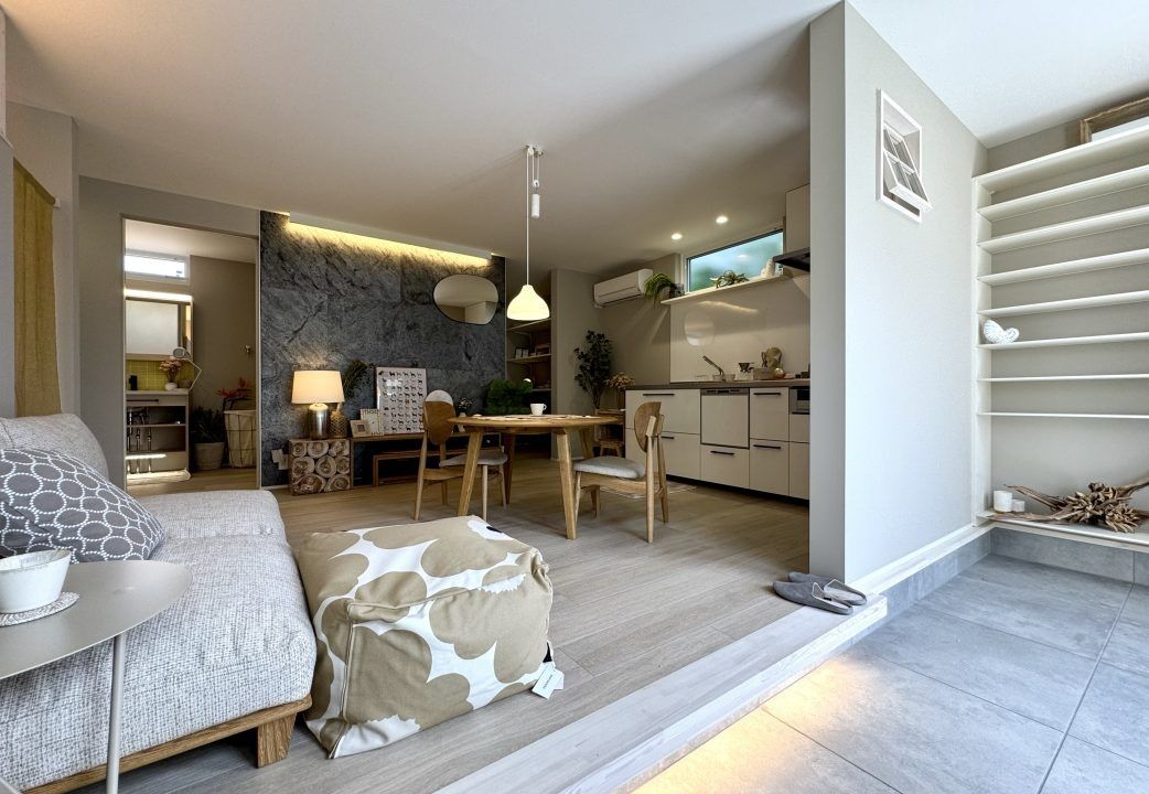 シングルライフを楽しむ平屋_LDK