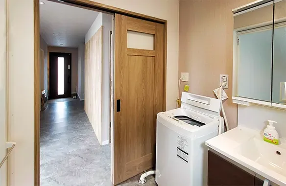 羽曳野市エナの家_洗面