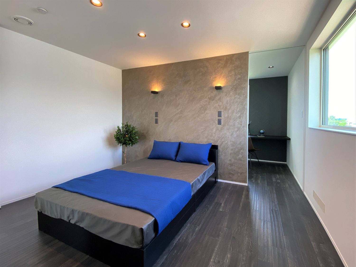 秋田市桜台モデルハウス_寝室