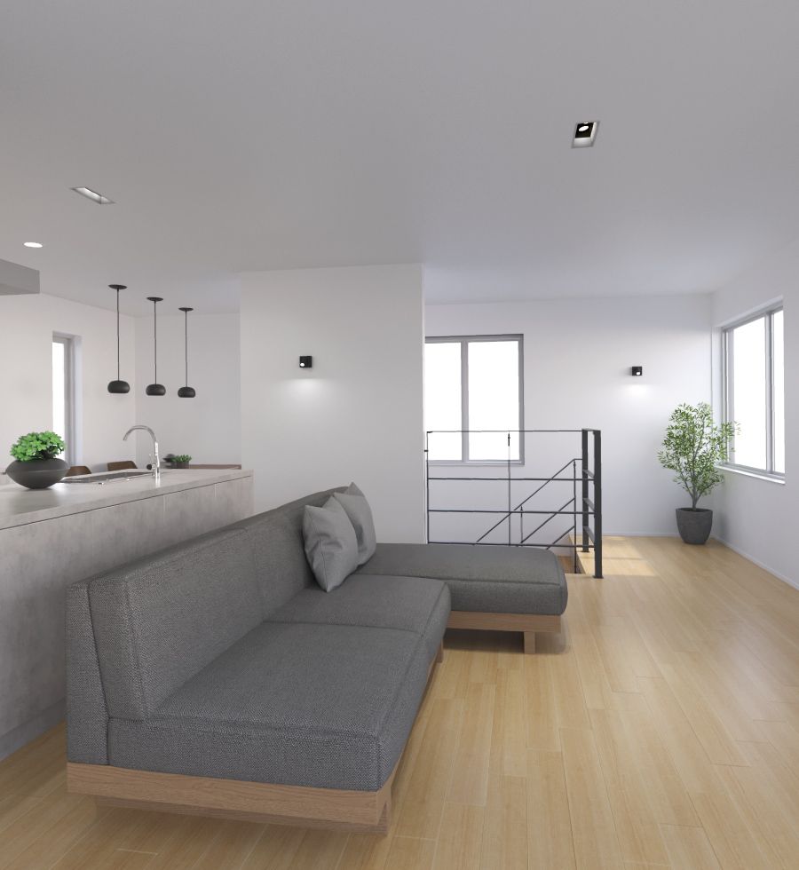 Comfort＋Solarモデルハウス_リビング