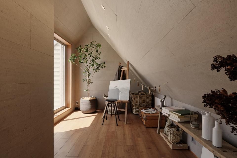 トップハット 日進住宅展示場_屋根裏