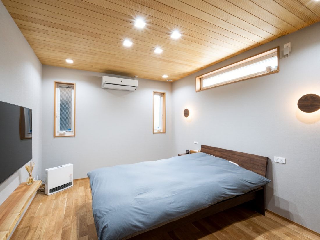 ホテルライク&和モダンの家_寝室