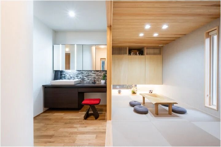 ホテルライク&和モダンの家_和室