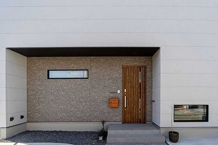 こだわりのキッチンで家事が楽しくなる家_玄関