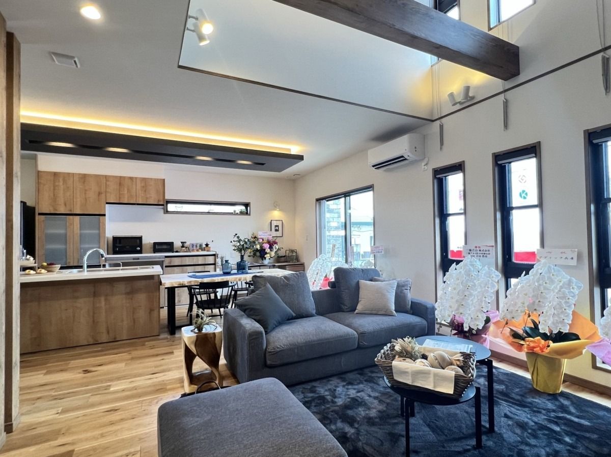 徳島川内モデルハウス_リビング