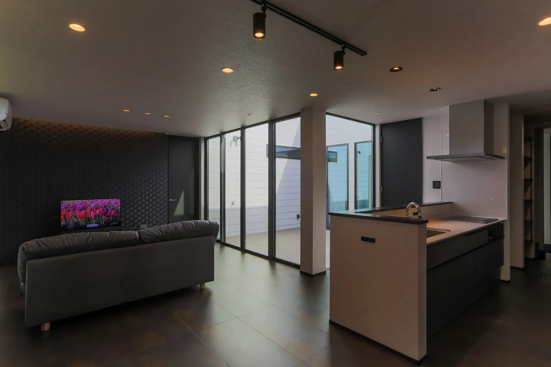 スローライフを満喫する家_リビング