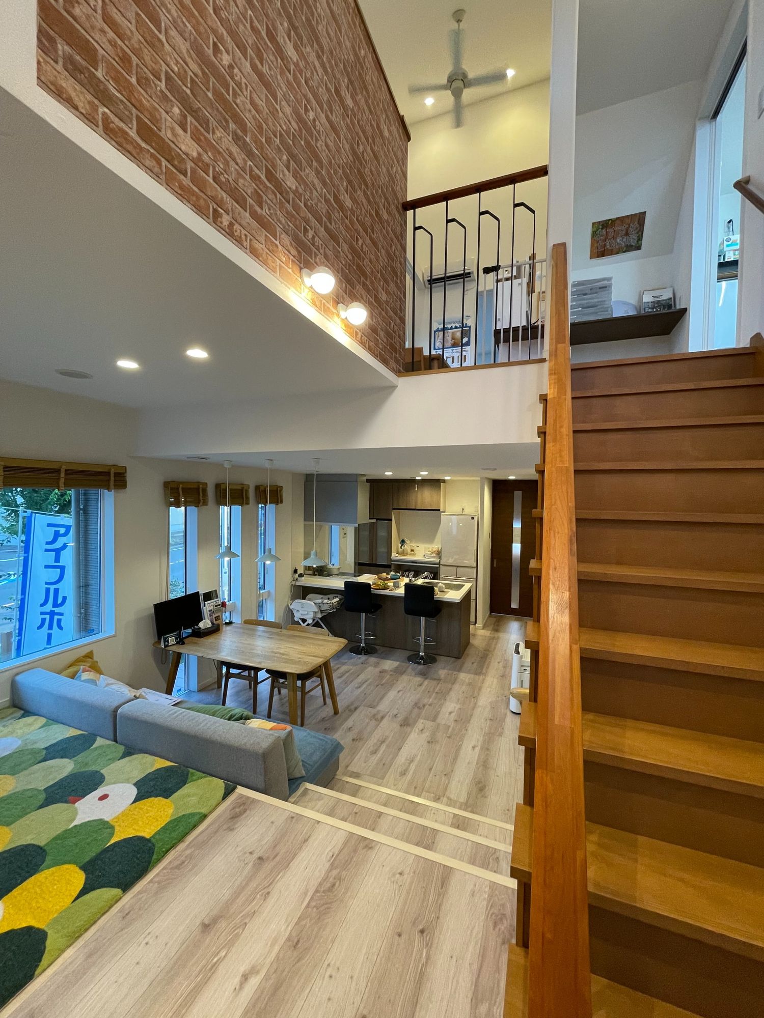 アイフルホーム長久手展示場_階段