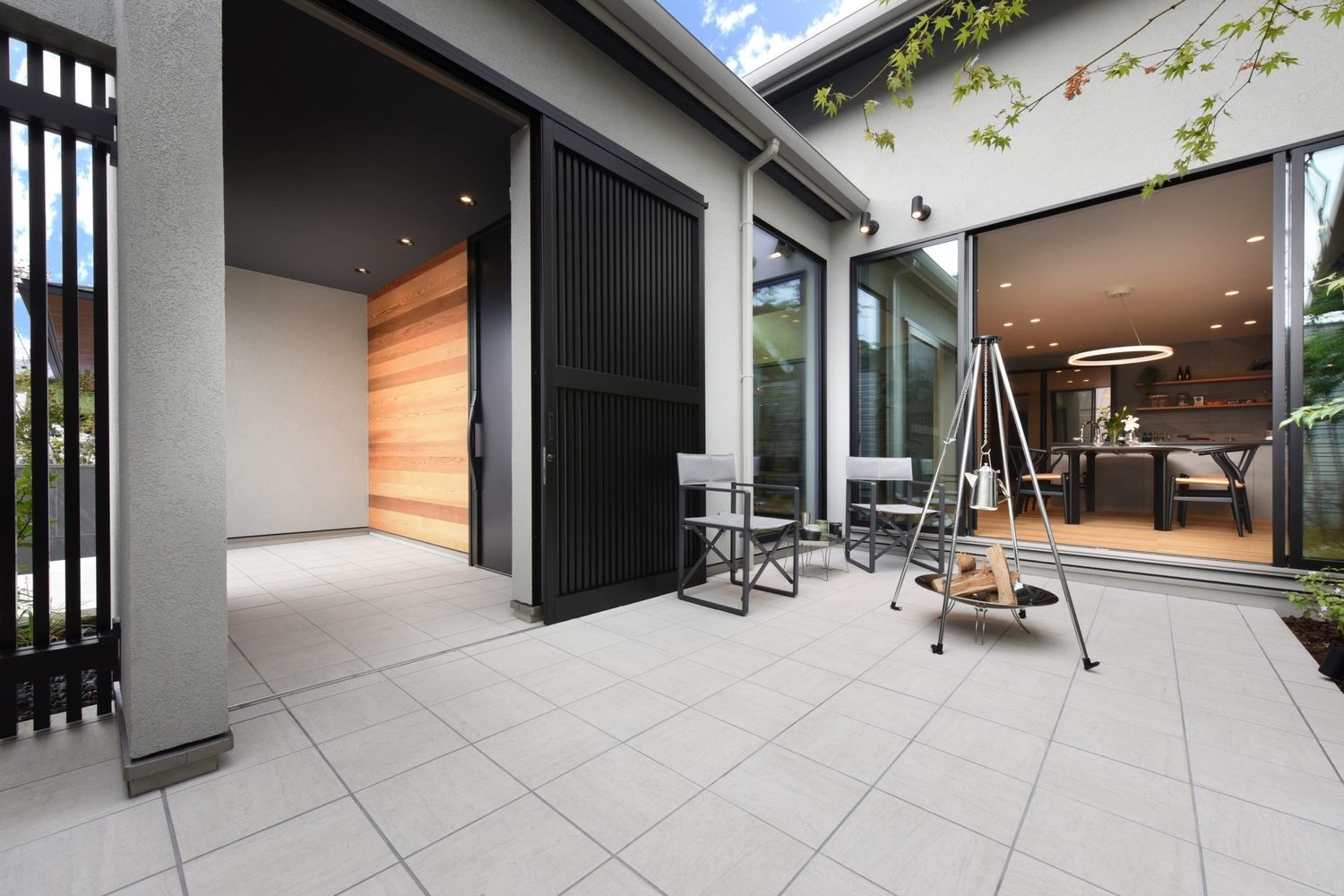 熊日八代住宅展_中庭