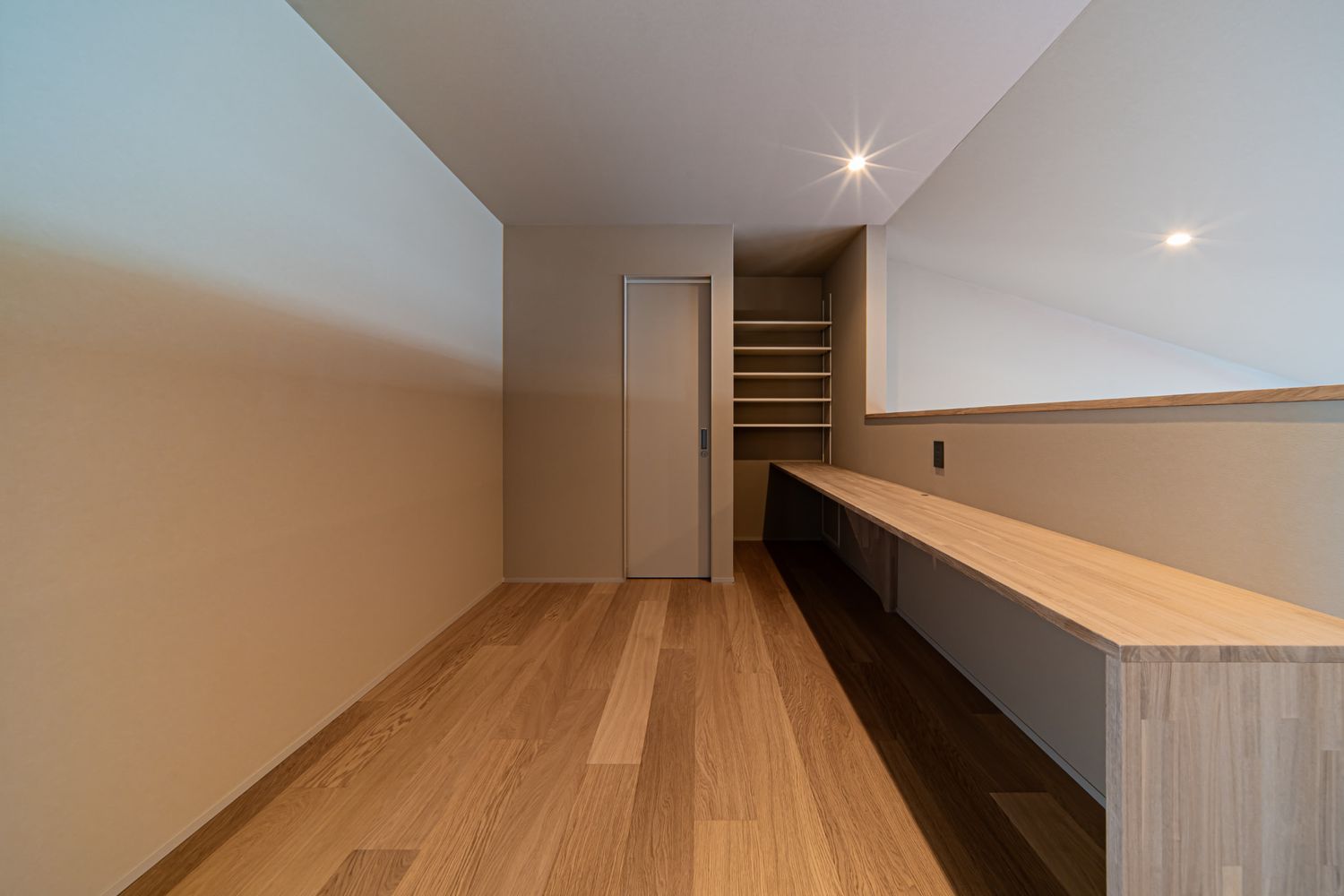 ガレージのある家_カウンター