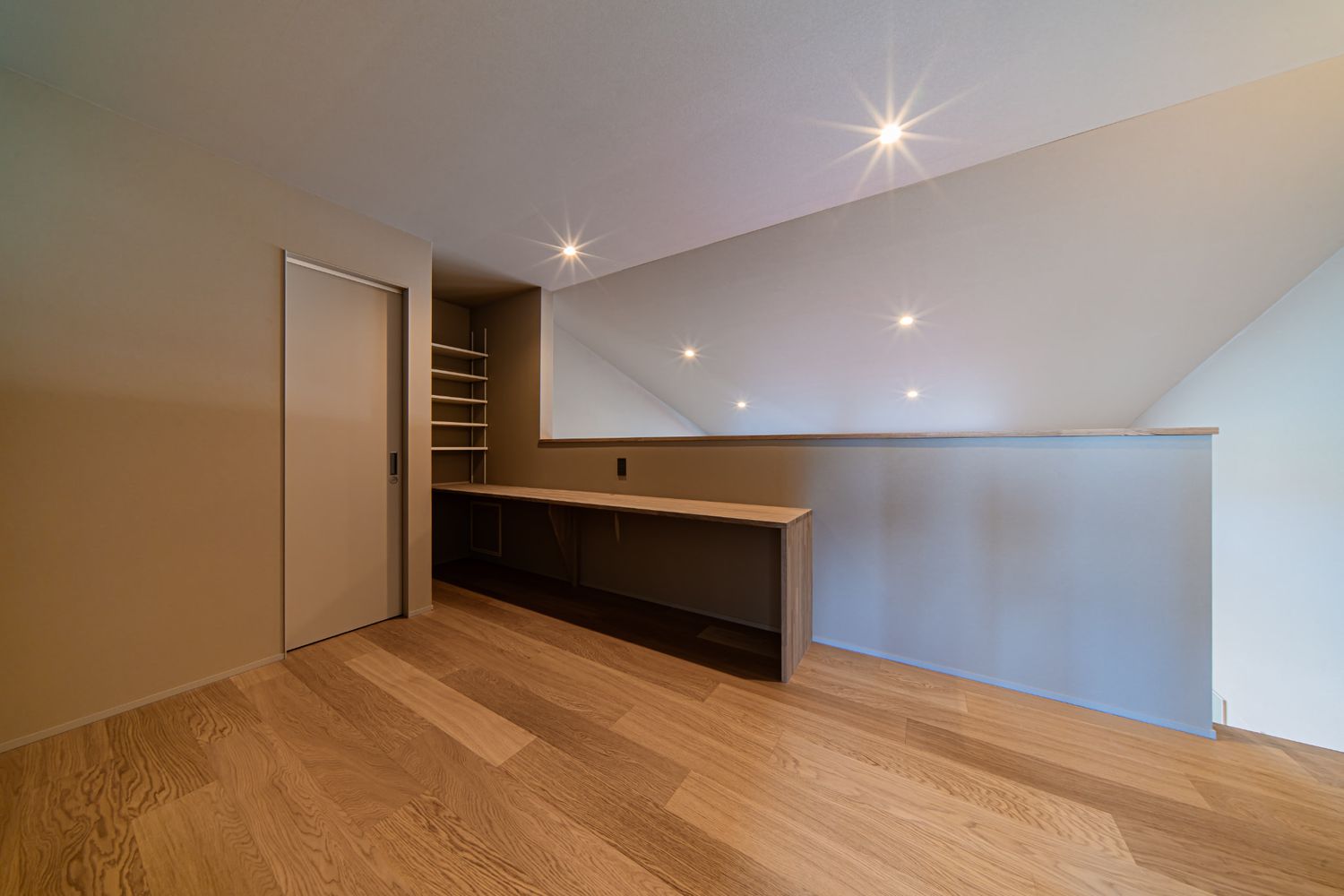 ガレージのある家_カウンター