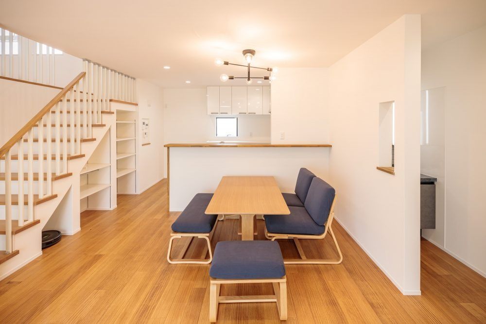 ワークスペースがあるお家_ダイニング