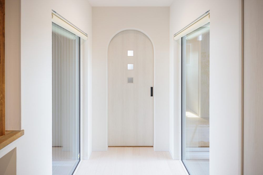 ワークスペースがあるお家_廊下