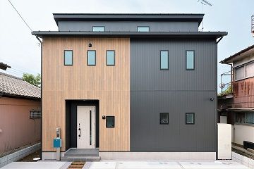 明るい四角のお家