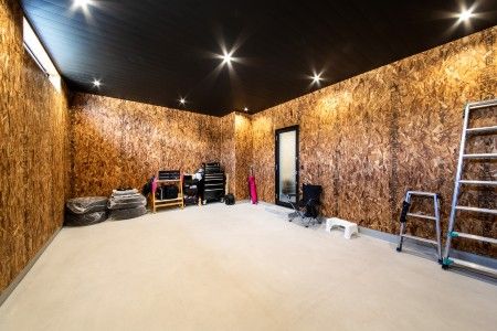 ガレージ付きシンプルモダンな平屋のお家