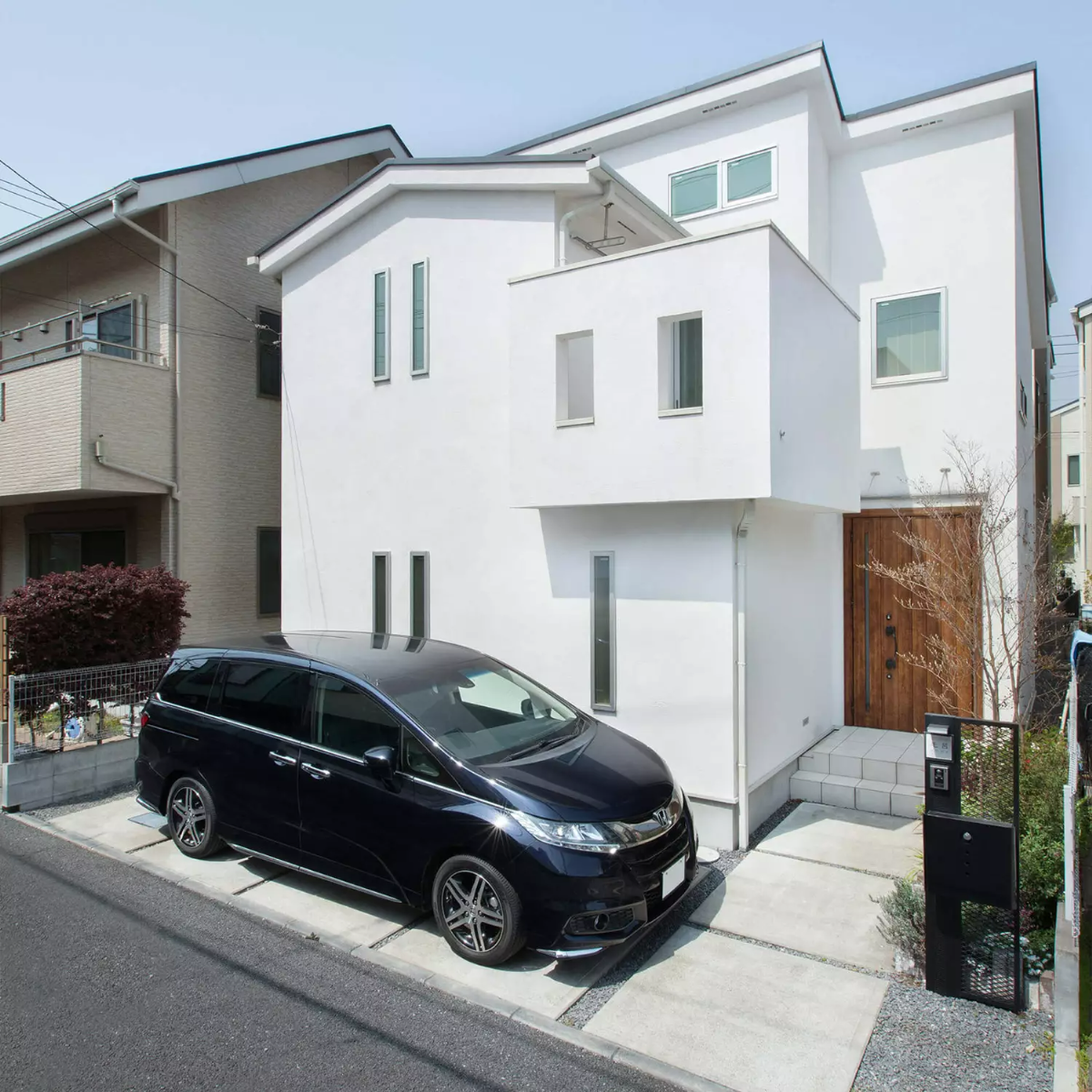 南側道路からの視線を気にしなくてもいい家