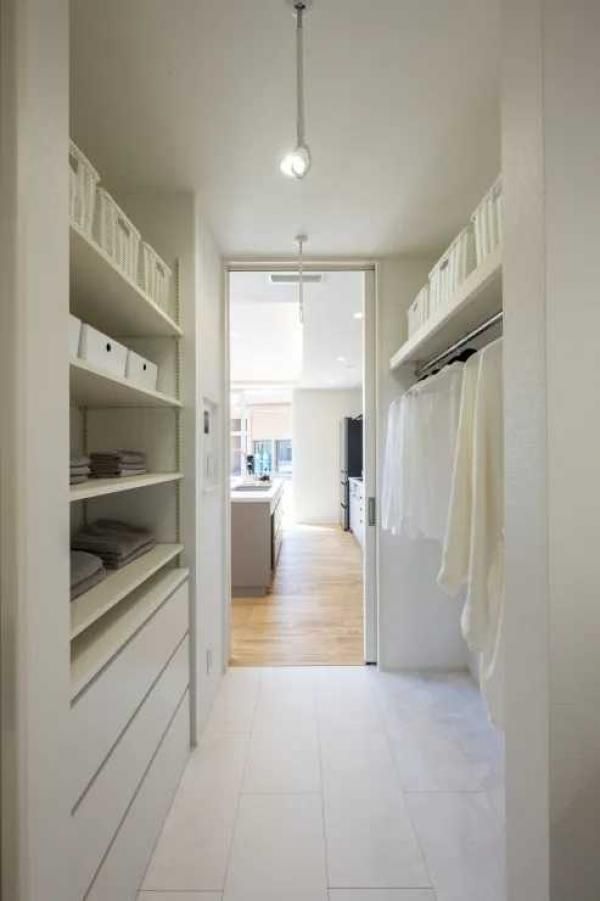 家事動線を意識したキッチン～水回りの画像