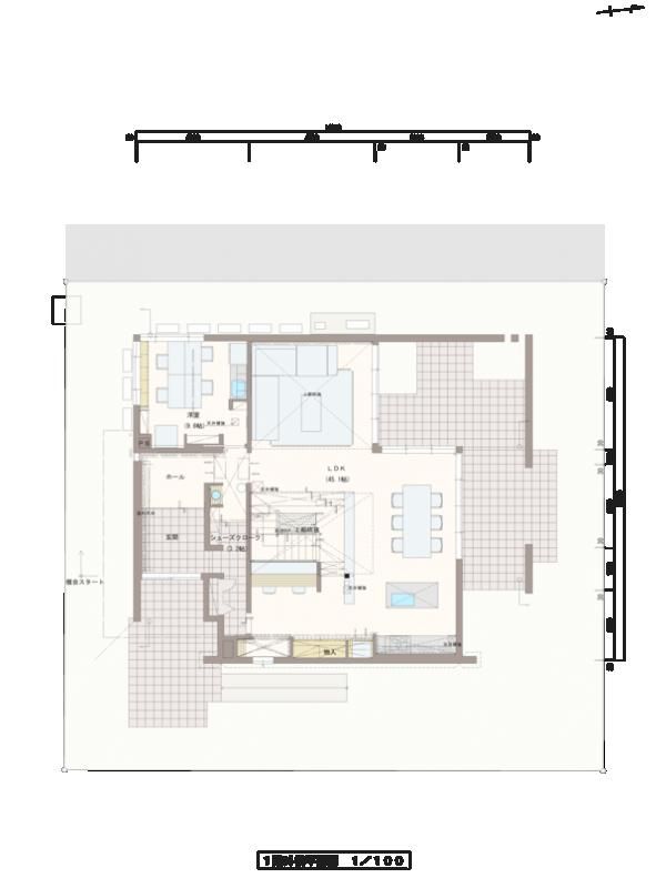 イズ嶋展示場_1F間取りの画像