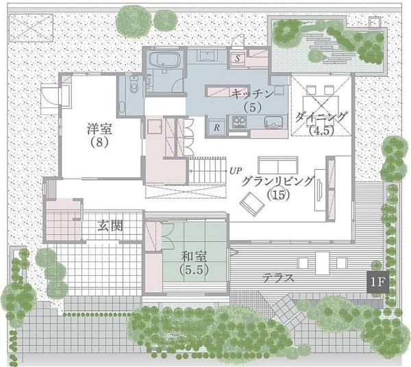 昭和住宅公園展示場_1F間取りの画像
