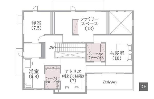 昭和住宅公園展示場_2F間取りの画像