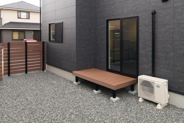 富士市宮島モデルハウス_裏口の画像