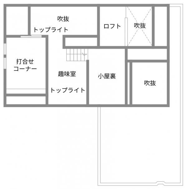 小屋裏の画像