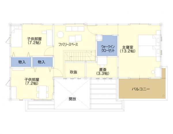宇都宮住宅展示場_2回の間取りの画像