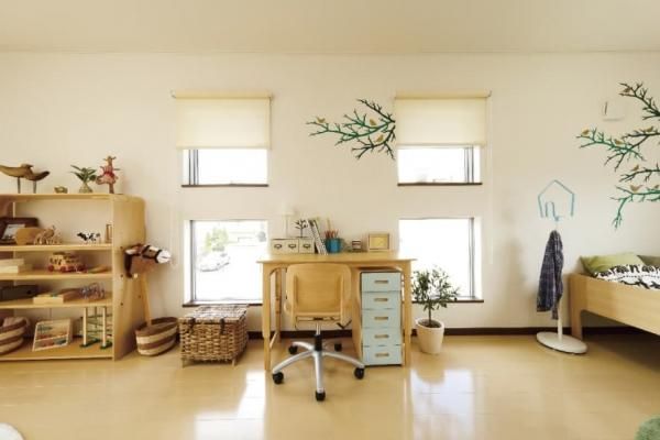 成長に合わせて変化できる子ども部屋の画像