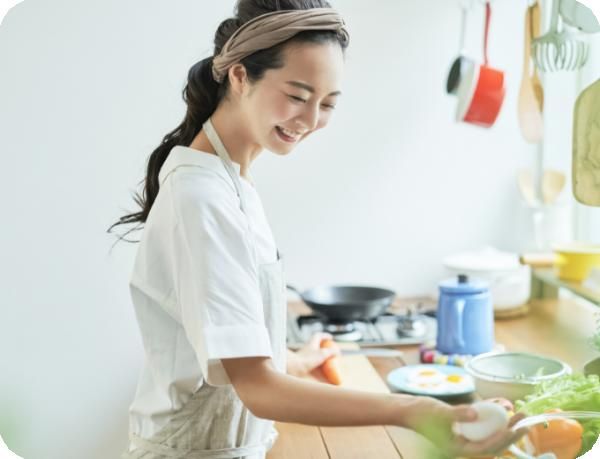 キッチンかLDKが見渡せる間取りの画像