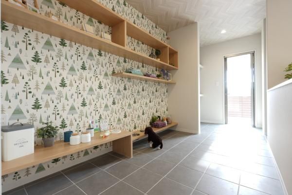 玄関ベンチ&わんこクロークの画像