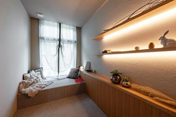 自分時間をゆったり楽しめる、こだわりのヌック空間の画像