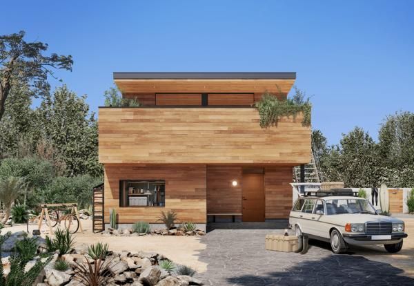 シンプルでありながら品格が漂う、存在感のある外観デザインの画像