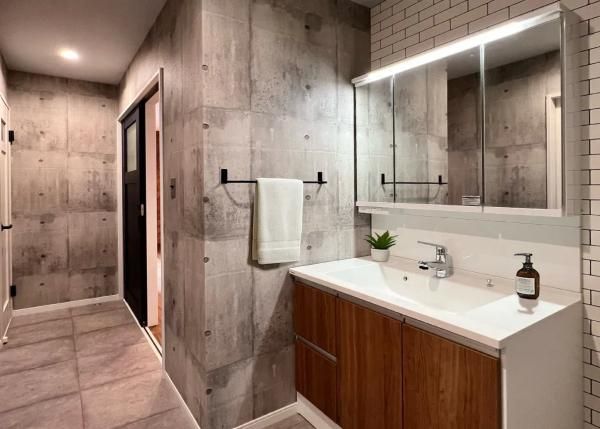 造作洗面の画像