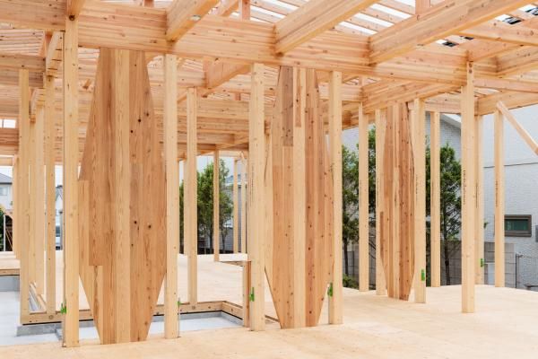 ライフデザイン・カバヤオリジナルのCLTハイブリッド構法採用の画像