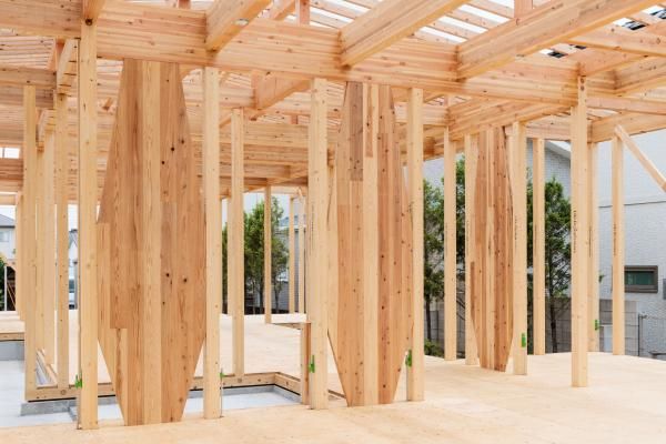 
ライフデザイン・カバヤオリジナルのCLTハイブリッド構法採用の画像