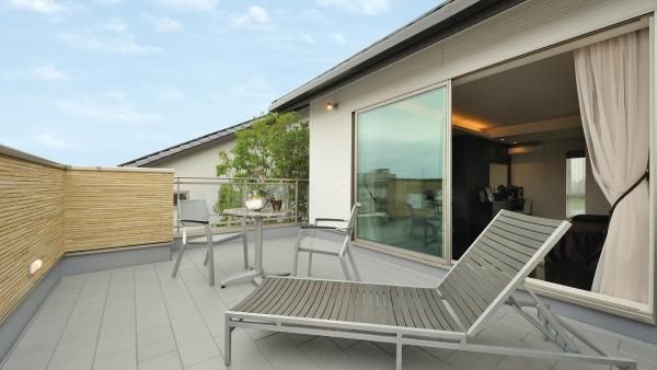 屋上テラスの画像