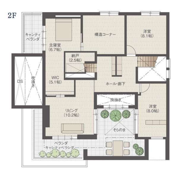 トップハット 日進住宅展示場_2階の画像
